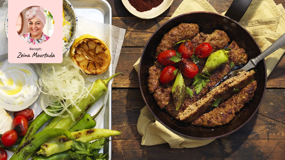 Persisk kebab i stekpanna