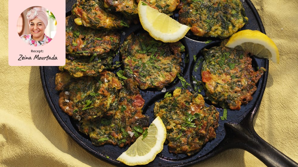 Peruanska plättar med spenat