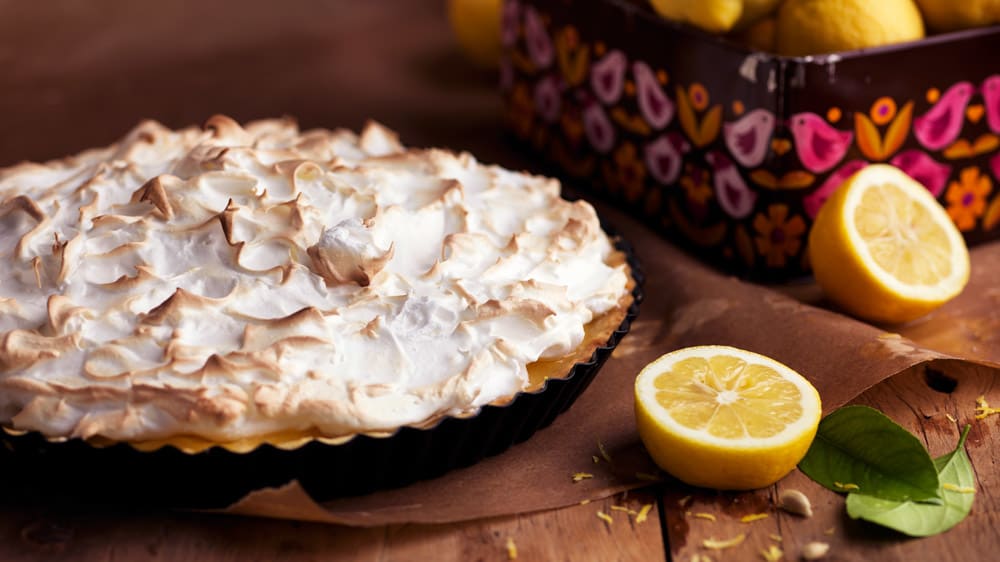 Citron och marängpaj