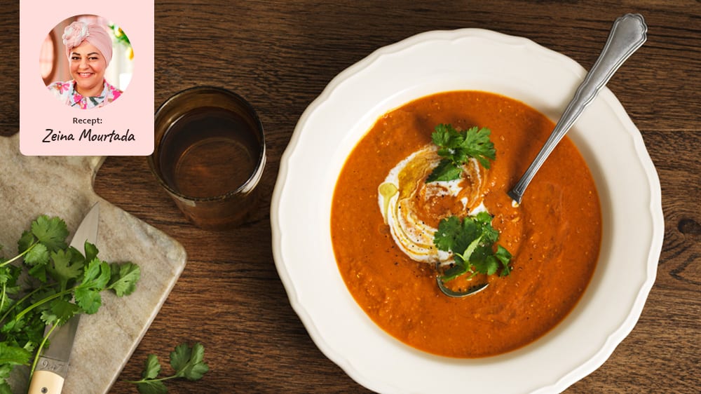 Marockansk linssoppa med kummin och kanel