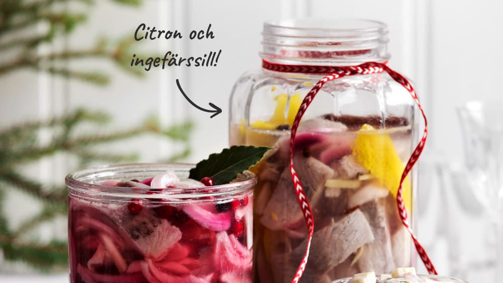 Citron- och ingefärssill