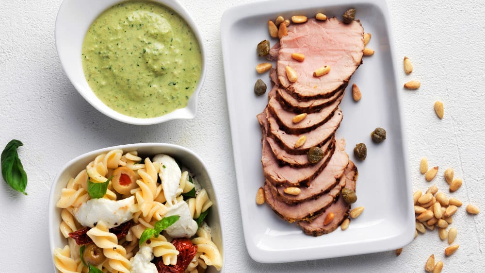 Fläskfilé med tonfisksås à la Tonnato