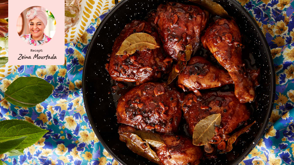 Filippinsk kyckling adobo