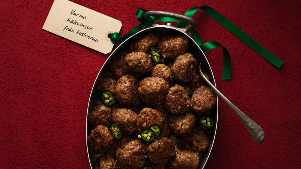 Köttbullar med jalapeño