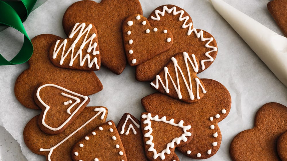 Pepparkakskrans med kristyr