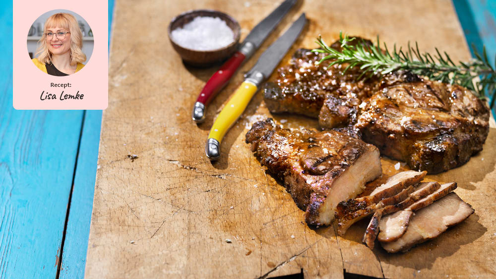 Grillad karré med asiatisk ketchup