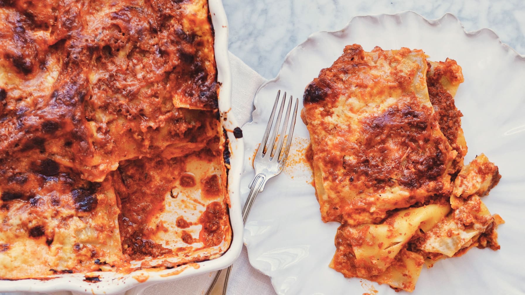 Lasagne på Nöt & Grönt