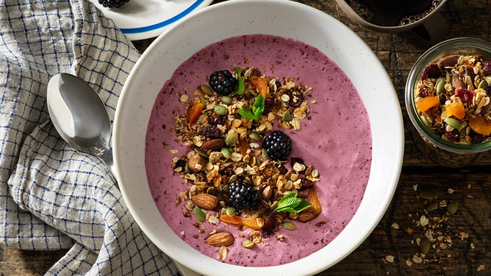 Frukostbowl med hemgjord granola