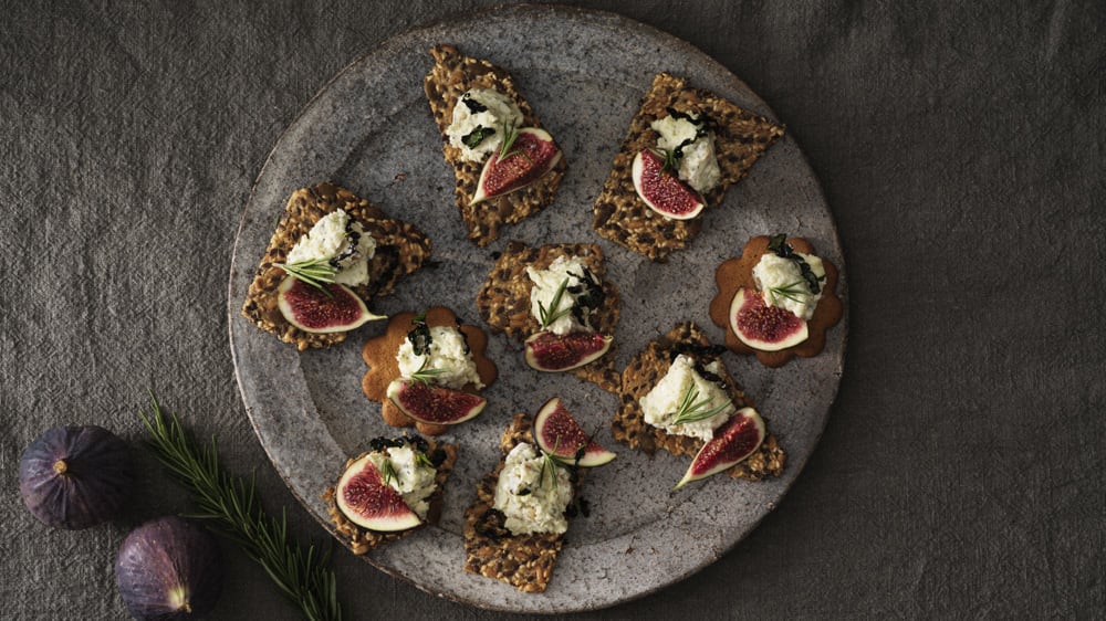 Oströra med rostad svartkål