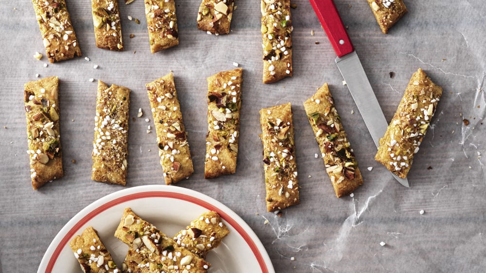 Saffranssnittar med pistage