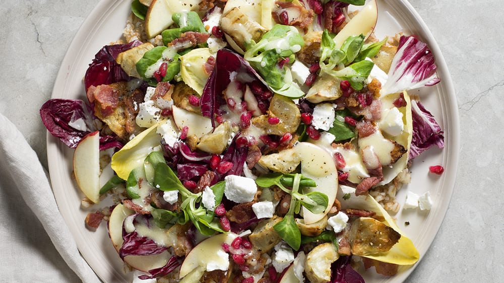 Ljummen vintersallad med säsongens smaker