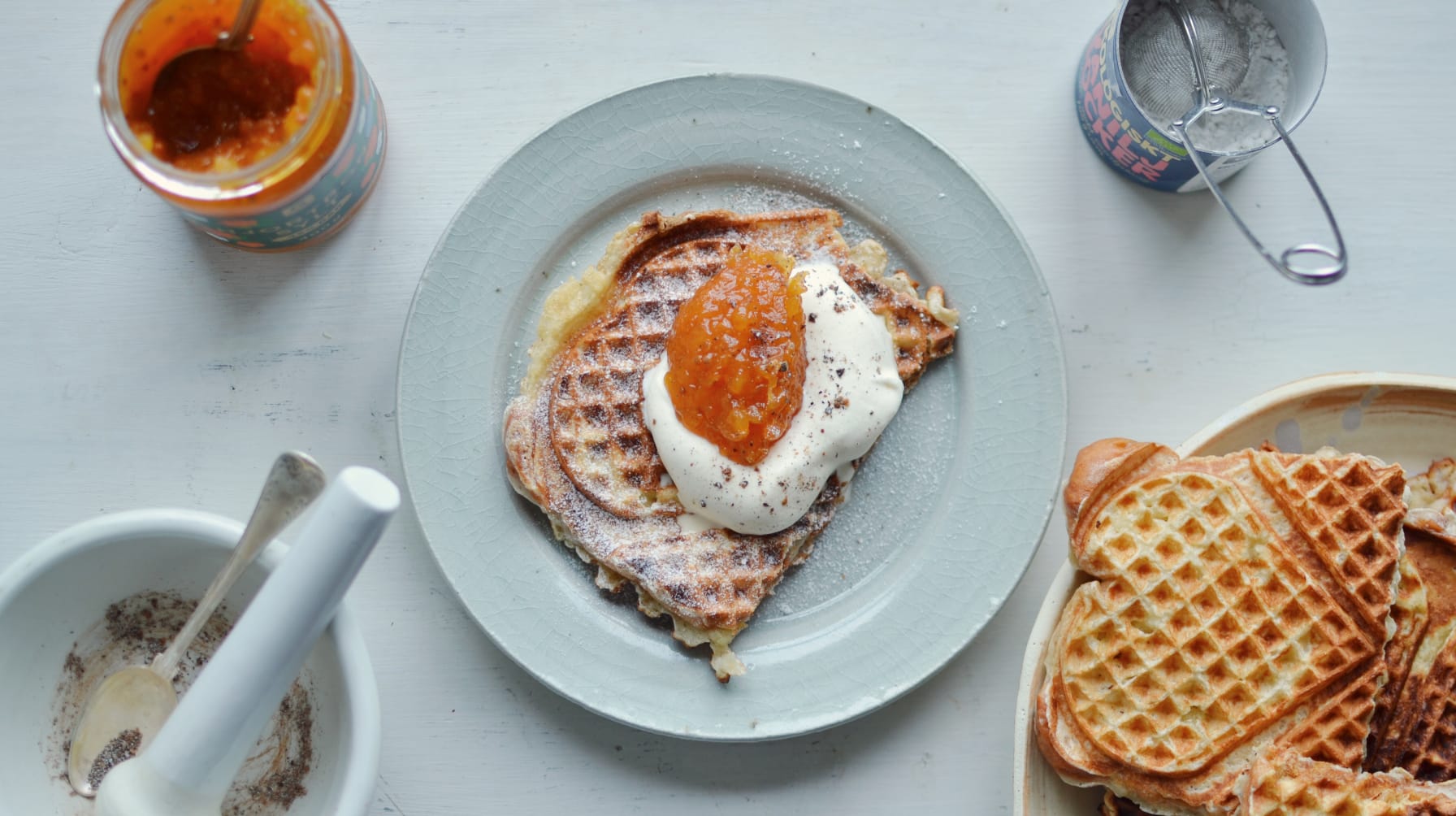 Fattiga riddarvåfflor