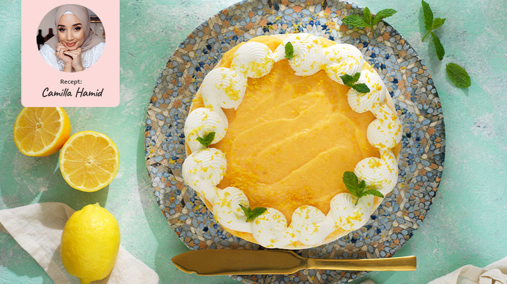 Camilla Hamids citroncheesecake