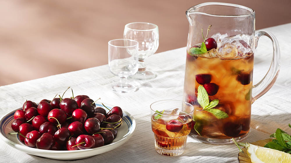 Somrigt iste med mynta