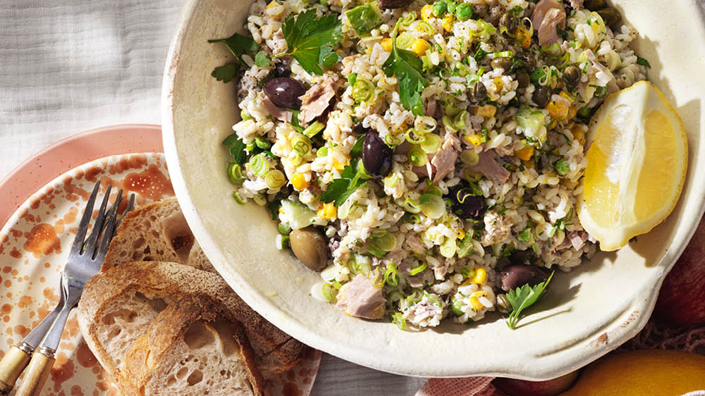 Supersallad med tonfisk