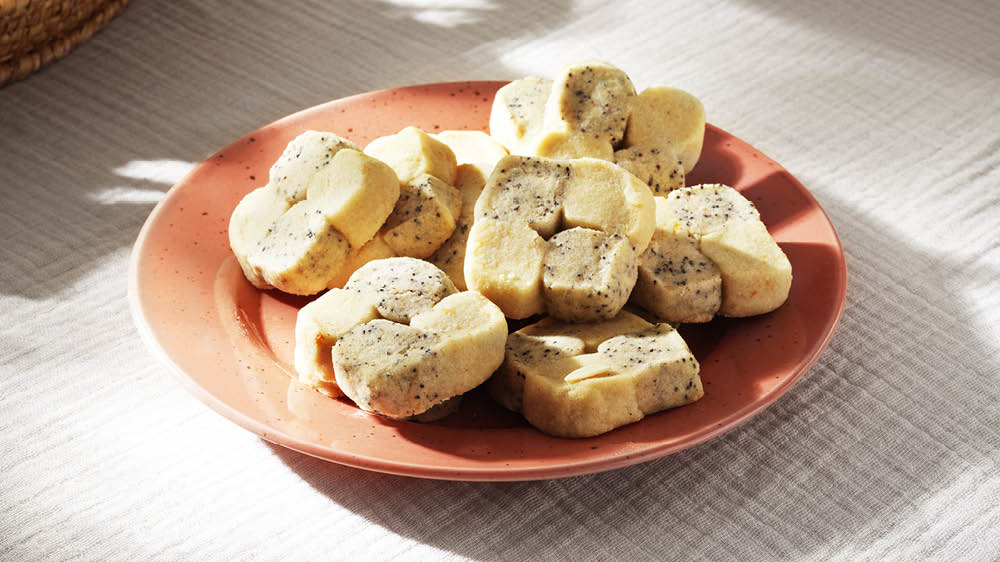 Schackrutor med kardemumma och citron