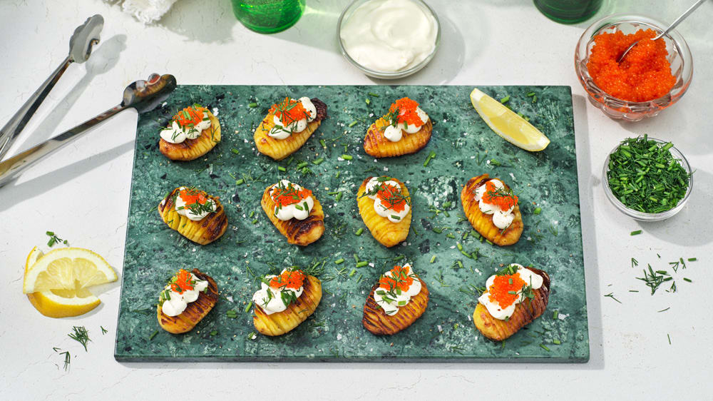 Hasselbackspotatis i airfryer