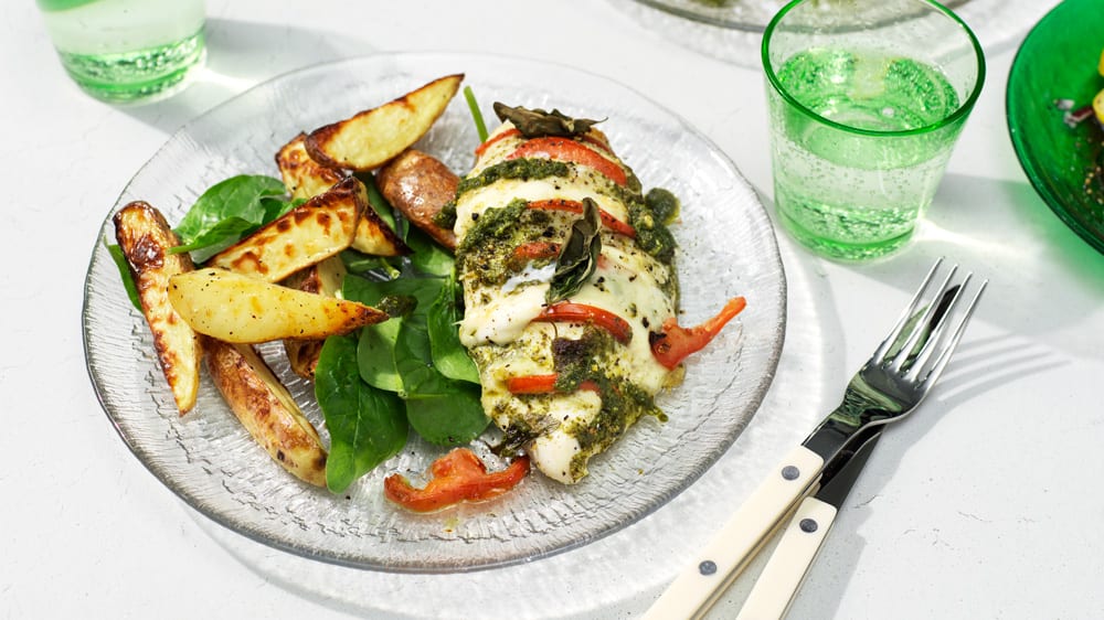 Italian style chicken Caprese i airfryer