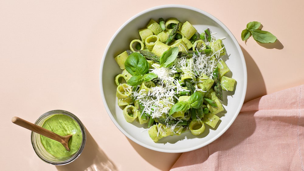Green goddess pastasallad