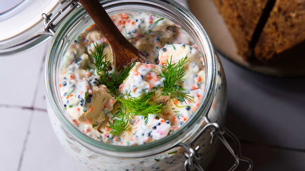 Vegansk sill på tofu