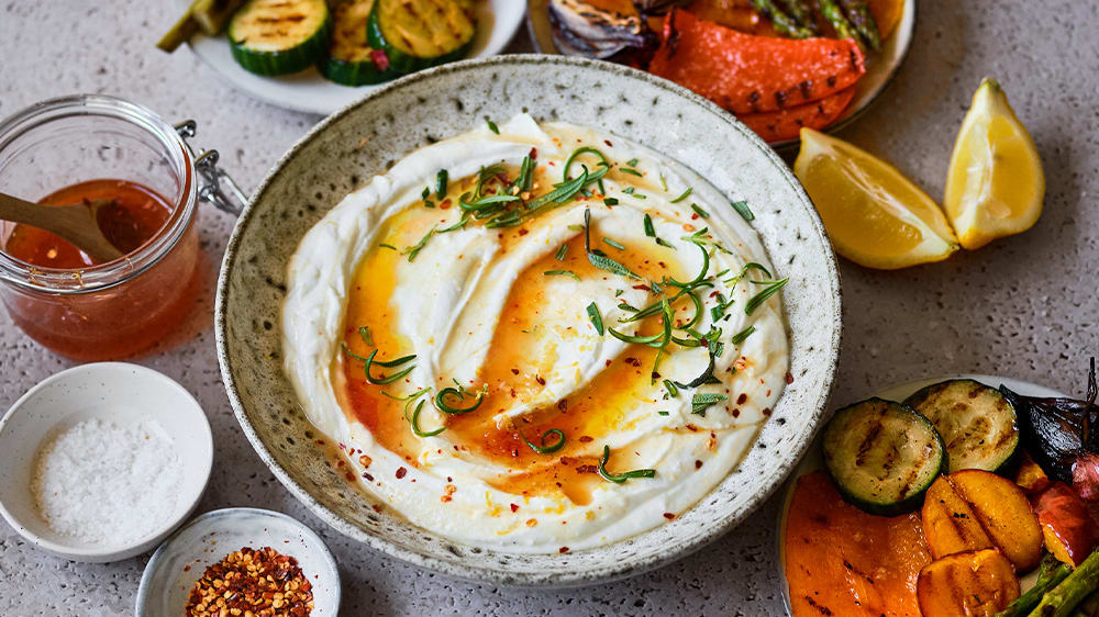 Vispad feta med hot honey