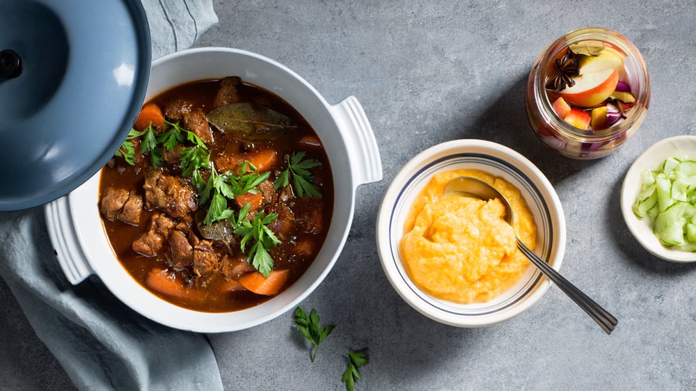 Klassisk kalops med butternutmos