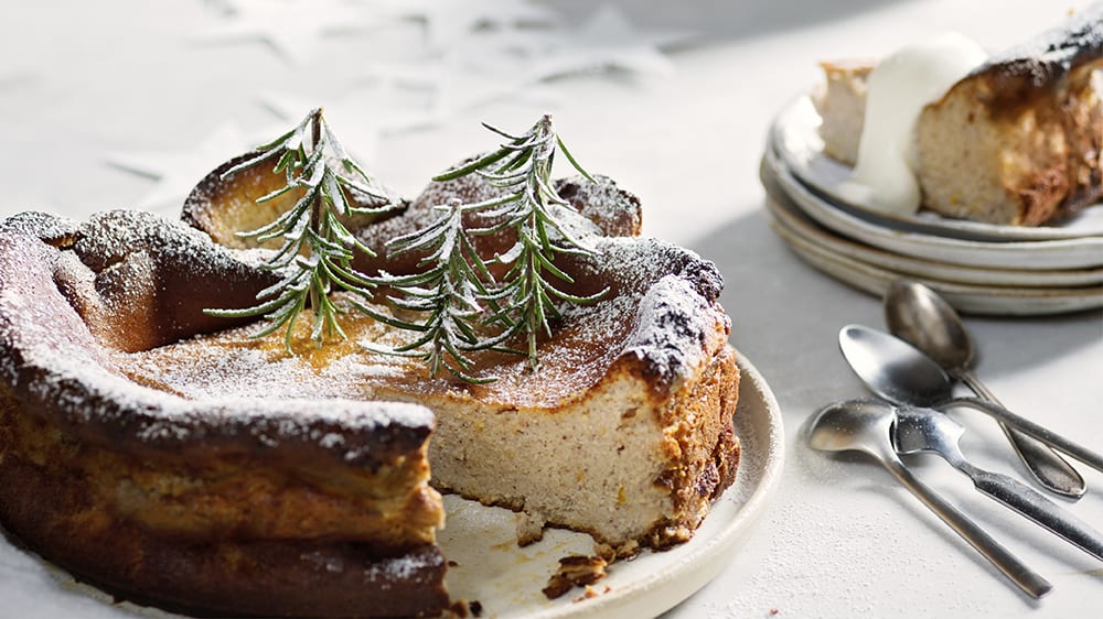 Baskisk cheesecake med pepparkakssmak