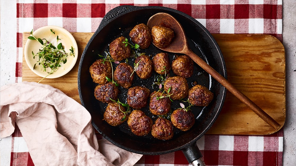 Julköttbullar på Nöt & Grönt