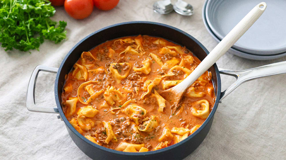 Lasagnesoppa med tortelloni 