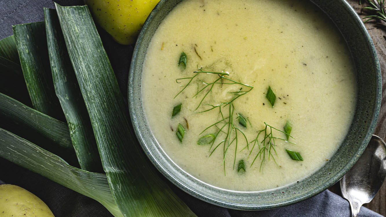 Potatis- och purjolökssoppa – grundrecept