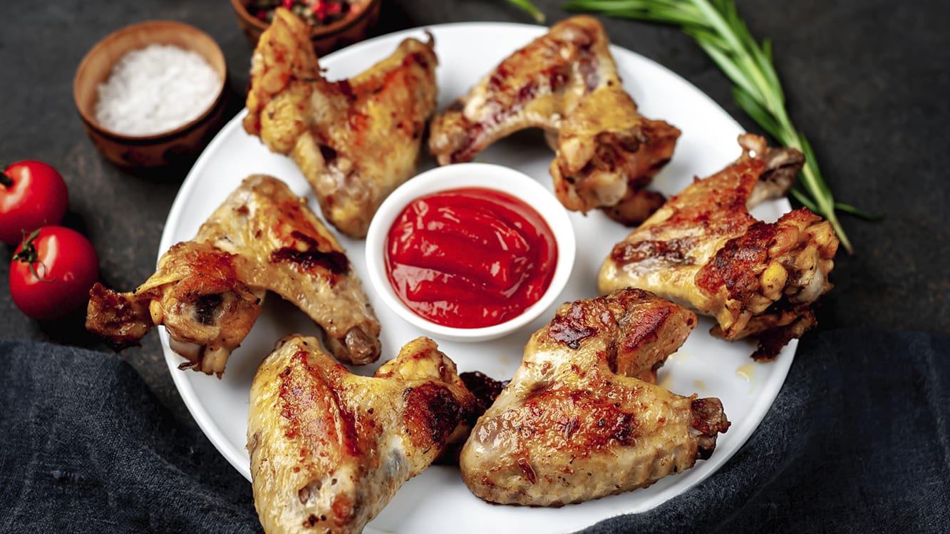 Kycklingvingar i ugn