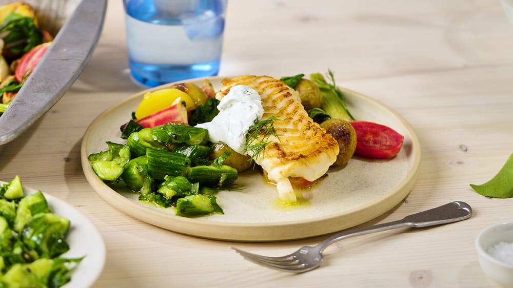 Torsk med dillmajonnäs