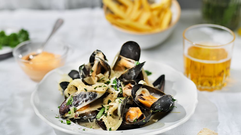 Blåmusslor & pommes