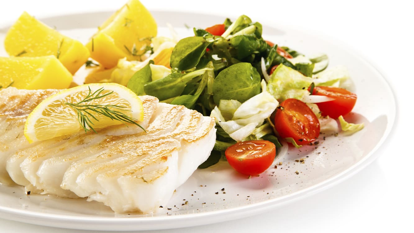 Kokt torsk med potatis