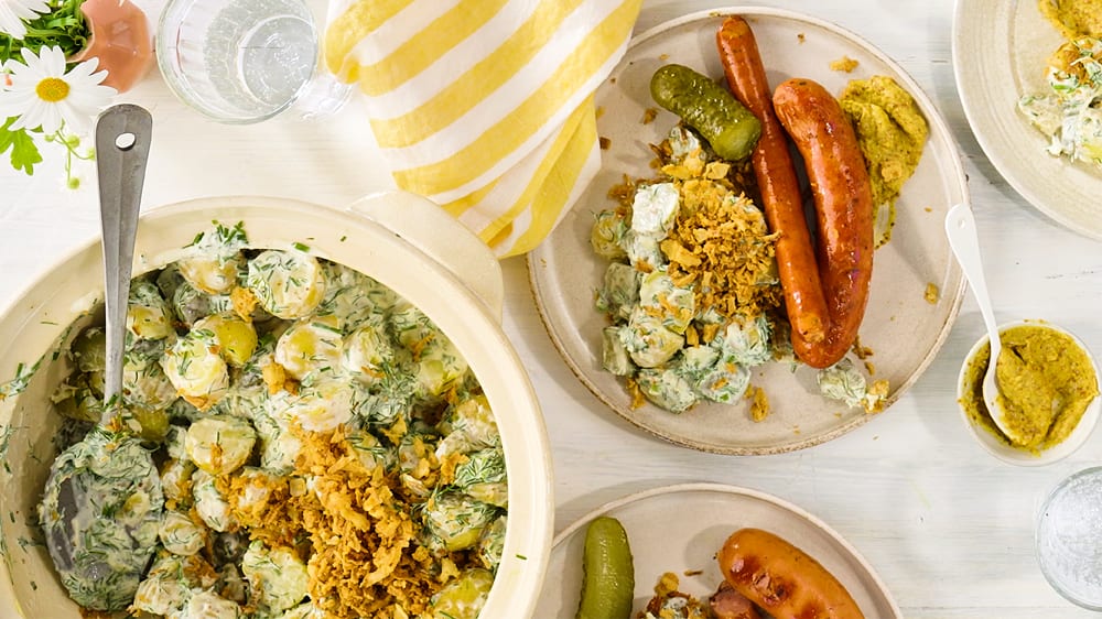 Potatissallad med pickles  