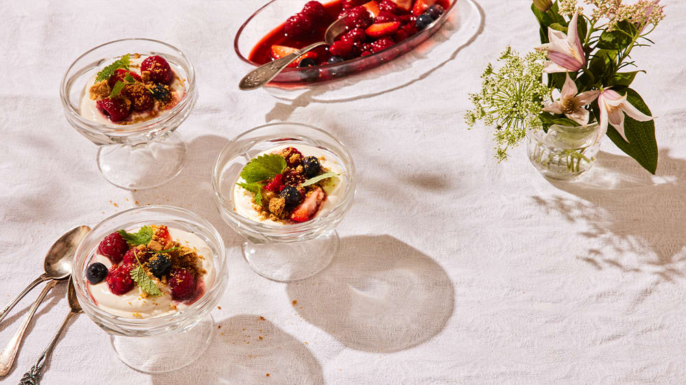 Bär med balsamvinäger