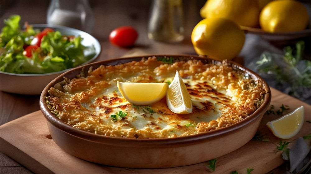 Fyra rätter – samma ingredienser: Krispig fetagratäng med citronkräm och sallad