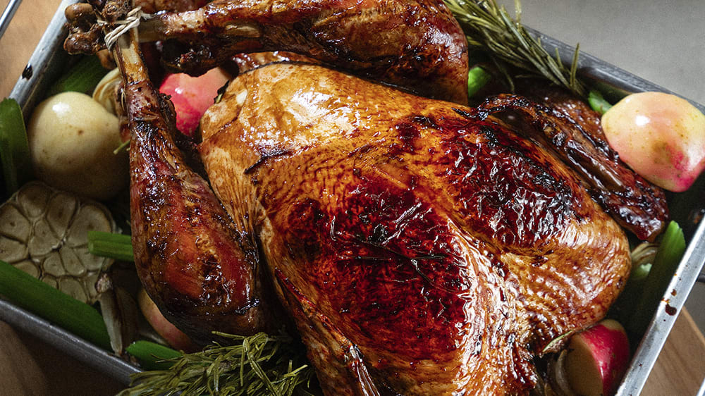 Kalkon med äppelsmak