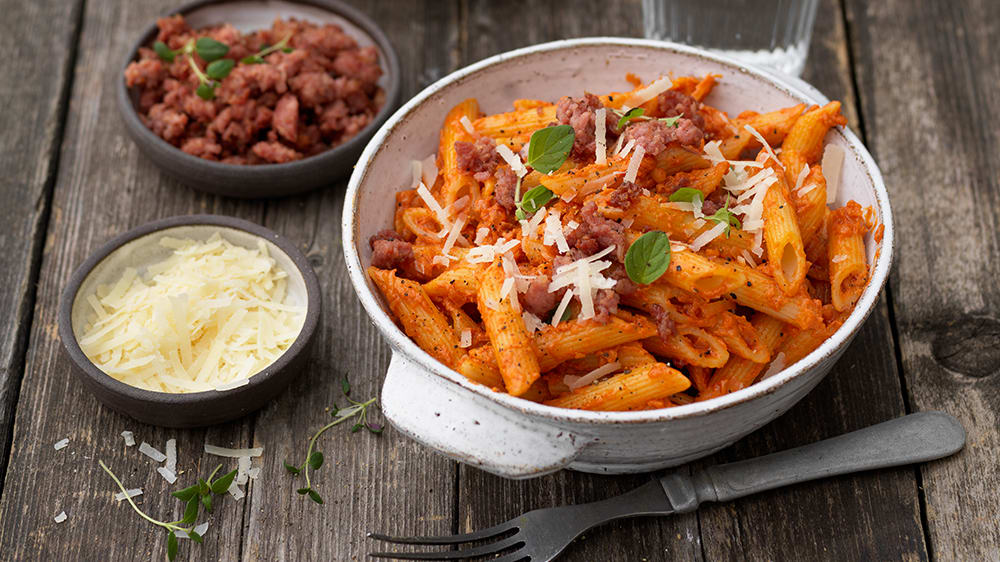 Vodkapasta Penne alla vodka