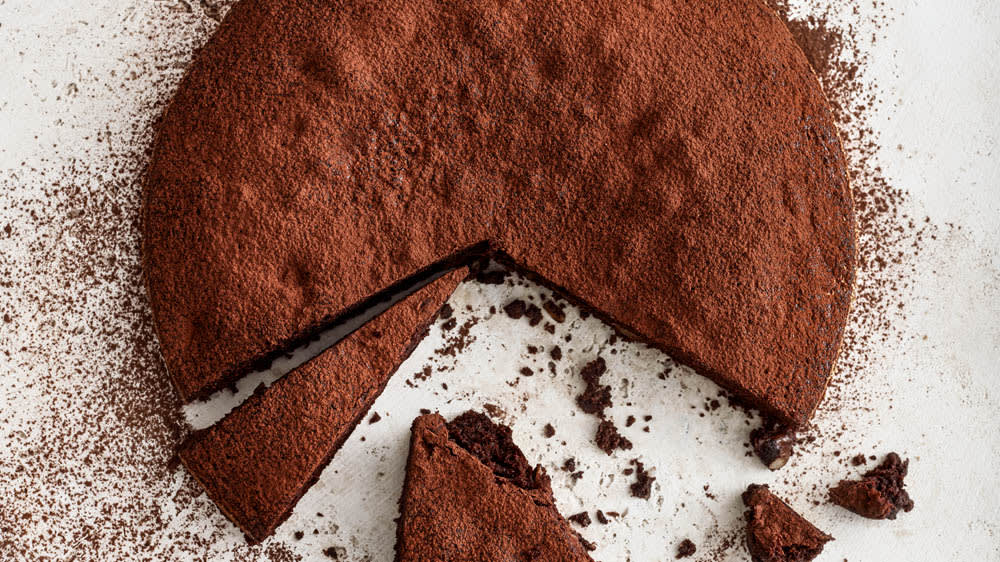 Klassiska brownies med valnötter