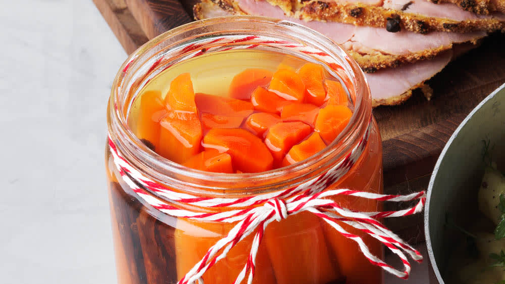 Picklade morötter med kanel & ingefära