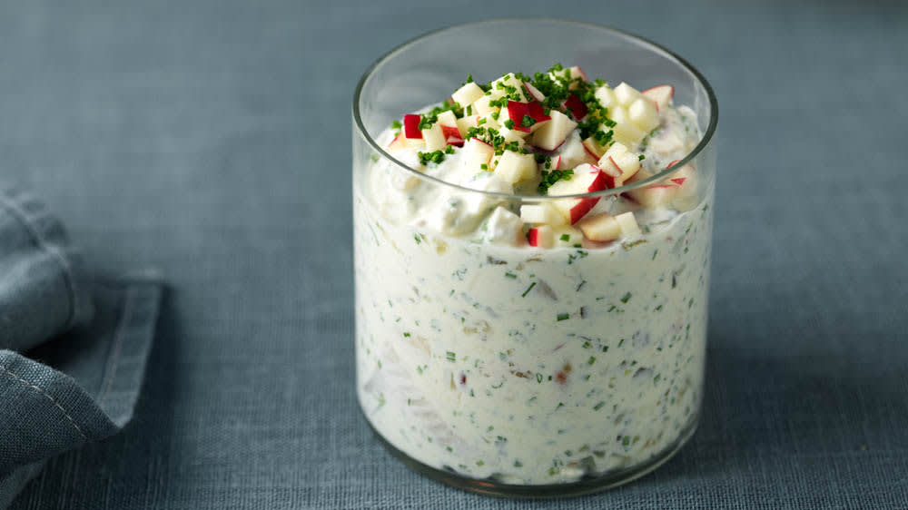 Krämig sill med pepparrot & äpple