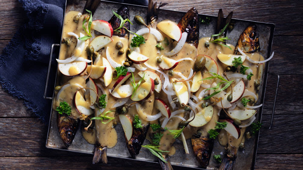 Böckling med äpple & senap