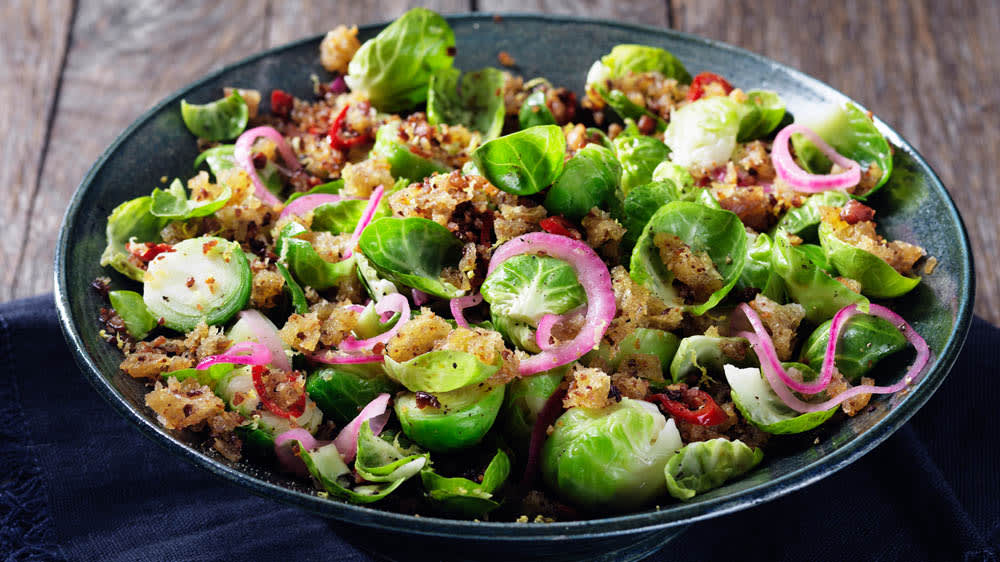 Ljummen brysselkålsallad