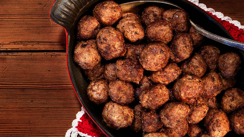 Farmors juliga köttbullar