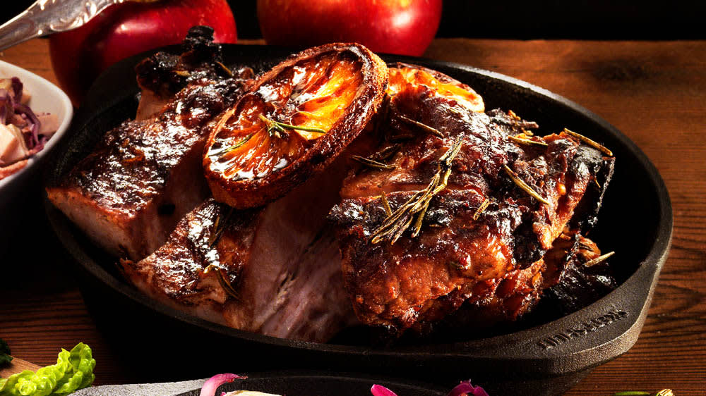 Revben med ingefärsglaze