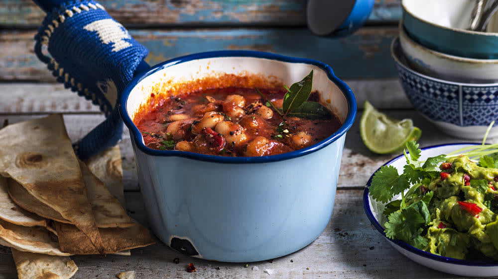 Böngryta med tomatsalsa