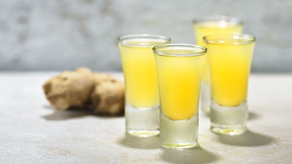 Ingefärsshot med citron och honung