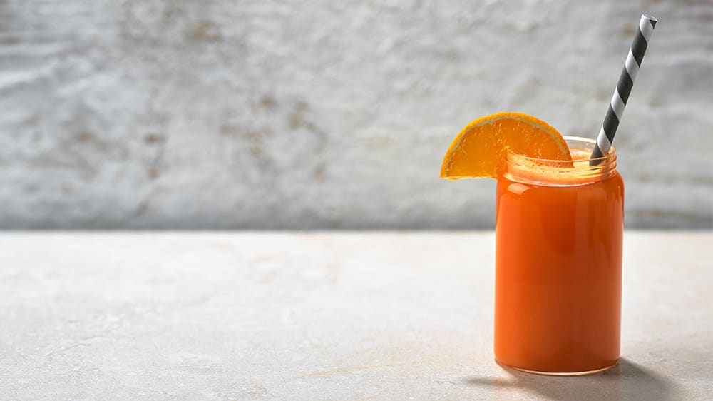 Hot smoothie med apelsin och morot