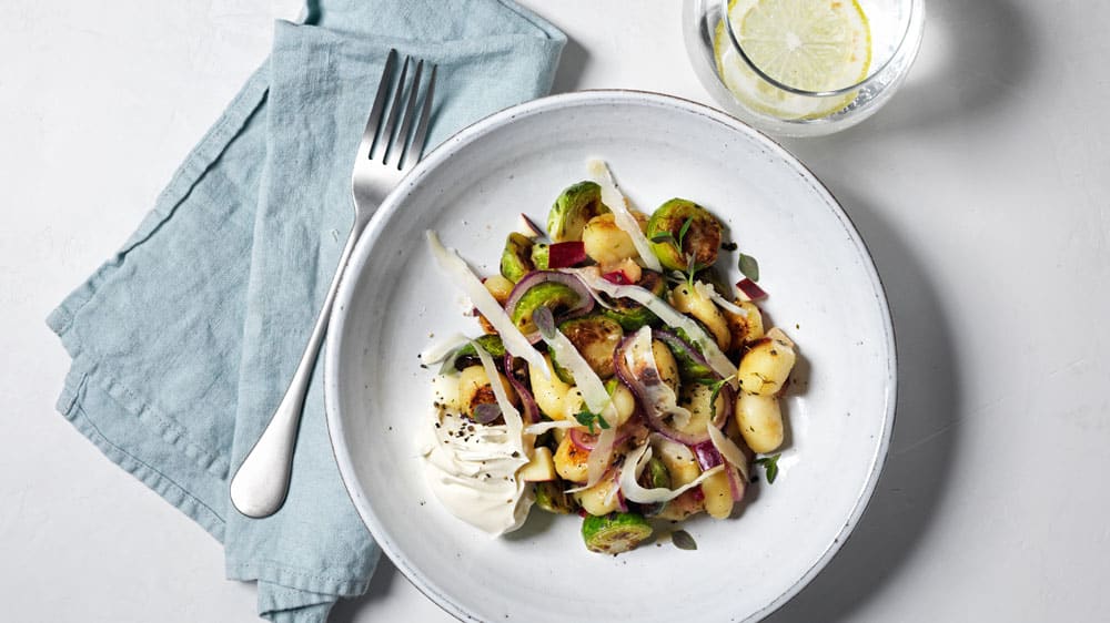 Gnocchi med brysselkål